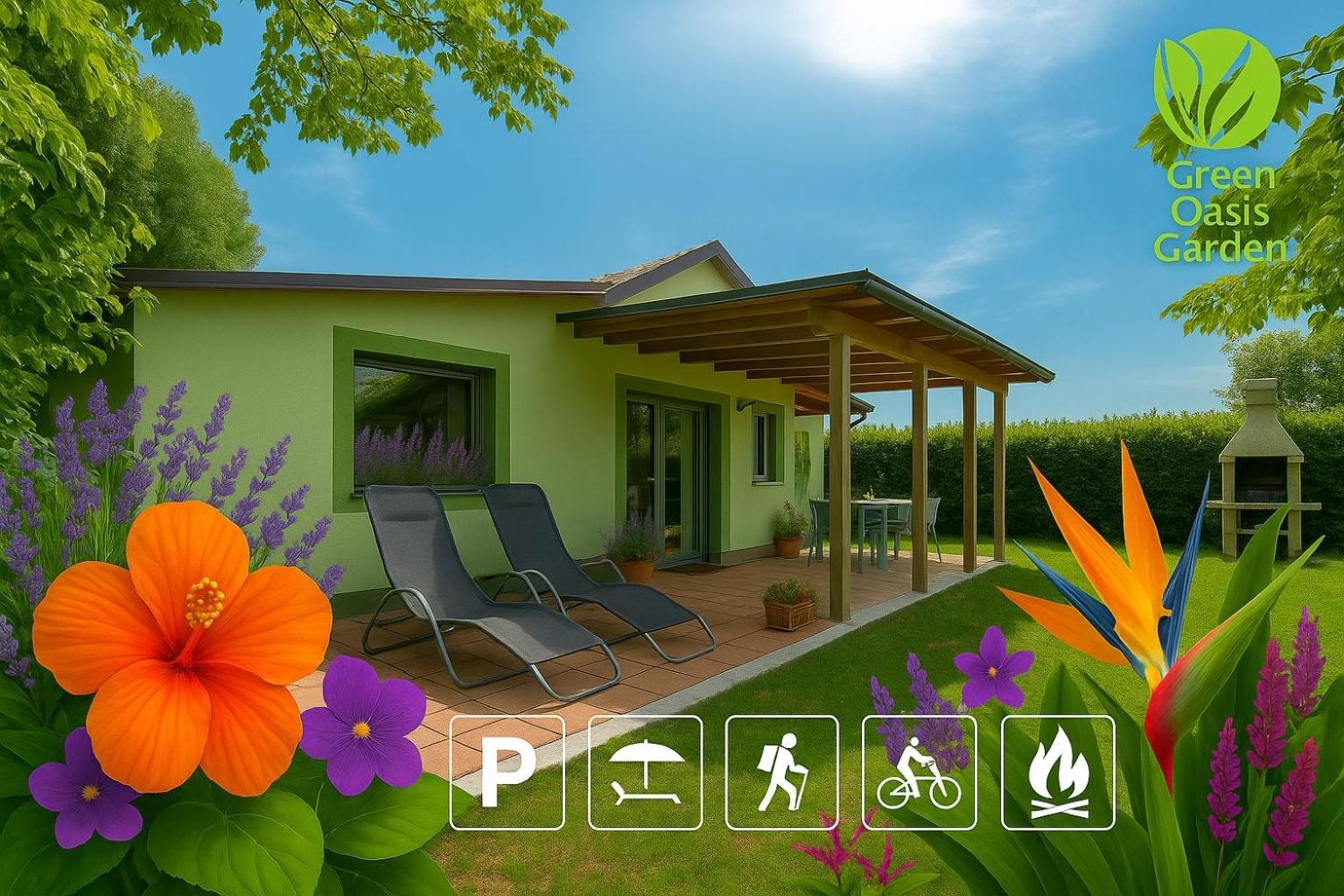 Green Oasis Garden Šenčur Bagian luar foto